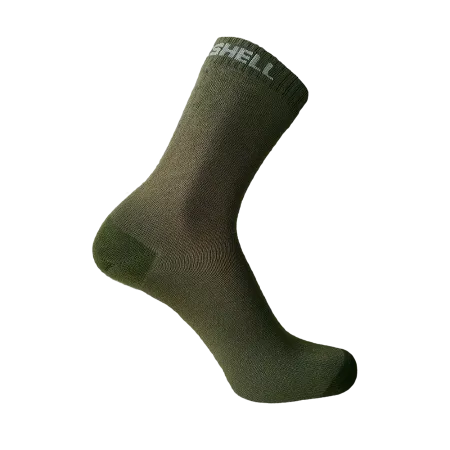 Водонепроницаемые носки DexShell Ultra Thin Crew оливковый/зеленый