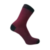 Водонепроницаемые носки DexShell Ultra Thin Crew, бордовый/черный DS683BB